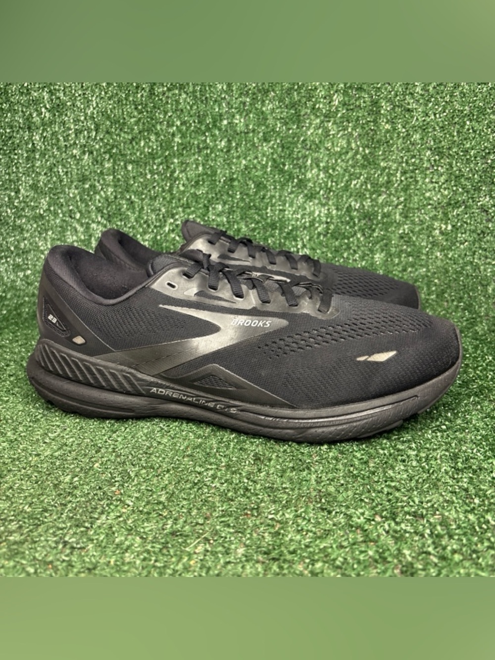 Brooks Adrenaline GTS 23 Running Shoes Mens Size 10.5 EE Wide Triple Black